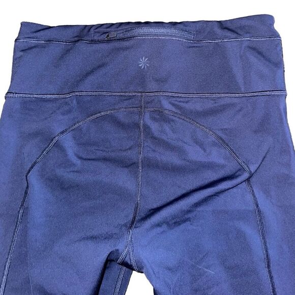ATHELA- Women’s Navy Blue Accelerate 7/8 Tight Leggings,  Size Medium - Picture 6 of 15